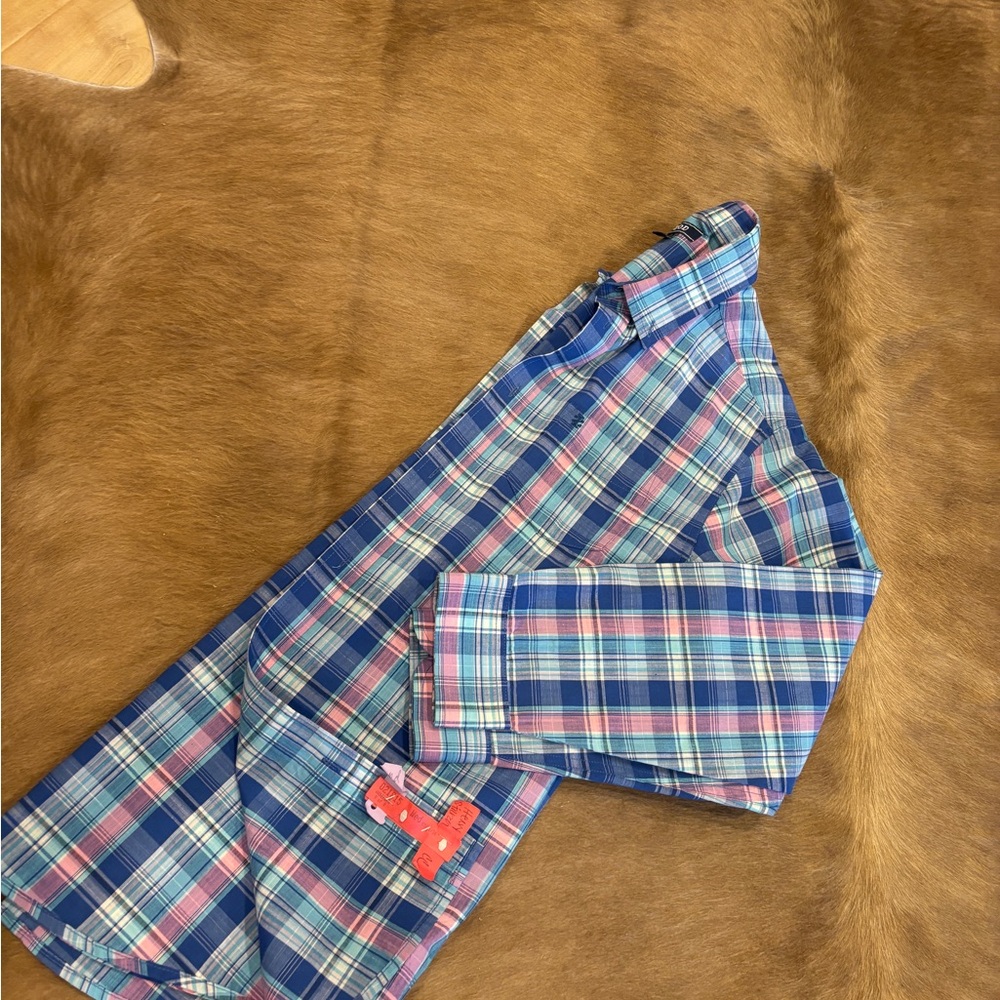 Izod Multicolor Plaid Shirt